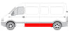 Panou lateral stanga varianta lunga partea inferioara NISSAN INTERSTAR; OPEL MOVANO; RENAULT MASTER II intre 1998-2010 [3]