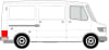 Panou reparatie colt spate dreapta partea inferioara, inalta MERCEDES T1 / T2 601, 602 intre 1977-1996 [2]