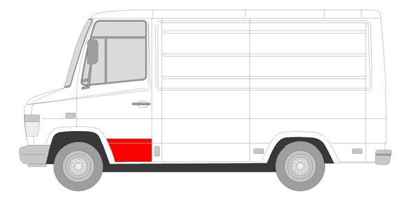 Panou reparatie usa fata partea stanga inferioara MERCEDES VARIO intre 1996-2013 [2]