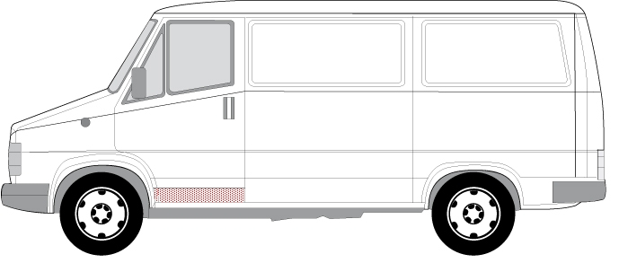 Panou reparatie usa fata stanga CITROEN C25 FIAT DUCATO PEUGEOT J5 intre 1981-1994 [1]