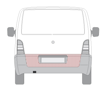 Panou reparatie usa partea spate inferioara MERCEDES V 638/2, VITO 638 intre 1996-2004 [2]