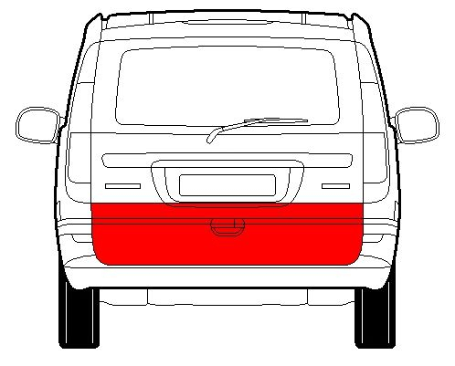 Panou reparatie usa partea spate inferioara MERCEDES VITO intre 2003-2010 [2]