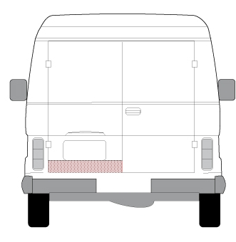 Panou reparatie usa Spate Stanga potrivit VW LT 28-35 I, LT 40-55 I 1975-1996 [2]