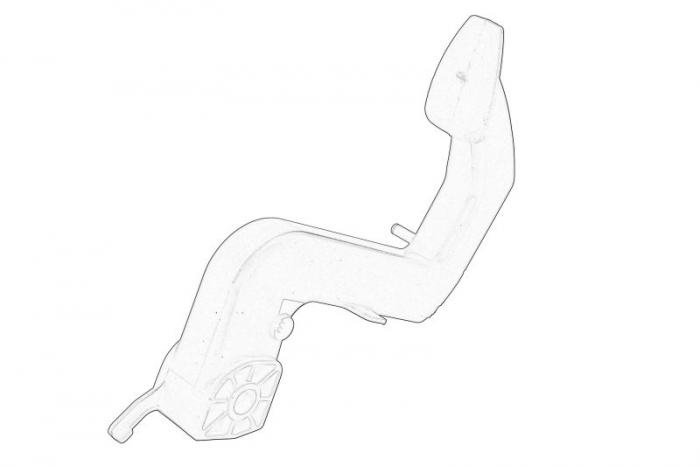 Pedala ambreiaj potrivit MERCEDES SPRINTER 2-T (B901, B902), SPRINTER 3-T (B903), SPRINTER 4-T (B904) 02.95-05.06 [2]