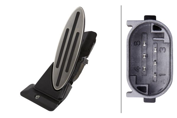 Pedala de acceleratie potrivit mini (f55), (f56), (f57), (r56), (r57), (r58), (r59), clubman (f54), clubman (r55), clubvan (r55), countryman (f60), countryman (r60) 1.2-2.0d 09.06-