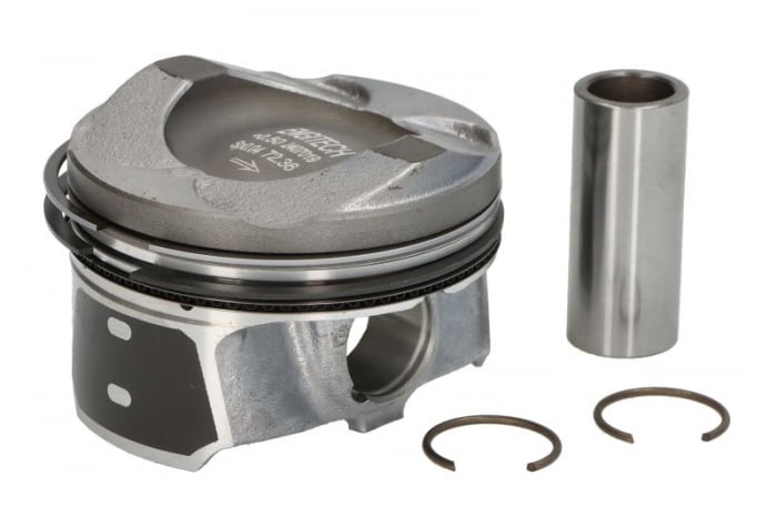 Piston 72,4 (+0,50) potrivit FORD B-MAX, C-MAX II, ECOSPORT, FIESTA VI, FOCUS III, FOCUS III KOMBI, GRAND C-MAX, MONDEO V, TOURNEO CONNECT V408 NADWOZIE WIELKO, TOURNEO COURIER B460 1.0 02.12-