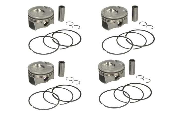 Piston 81,5 (+0,5, cu inele, 4 buc) potrivit Hyundai I40 I, I40 I CW, IX35, Sonata V; Kia Carens IV, Magentis II, Optima, Sportage III dupa 2008 - 2.0, diametru 81.5 mm [1]