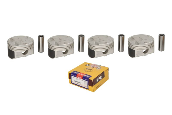 Piston 86 (STD, cu inele, 4 buc) potrivit Hyundai IX35, Sonata V; Kia Magentis II, Optima, Sportage III 2008-2015 - 2.0, diametru 86 mm [1]