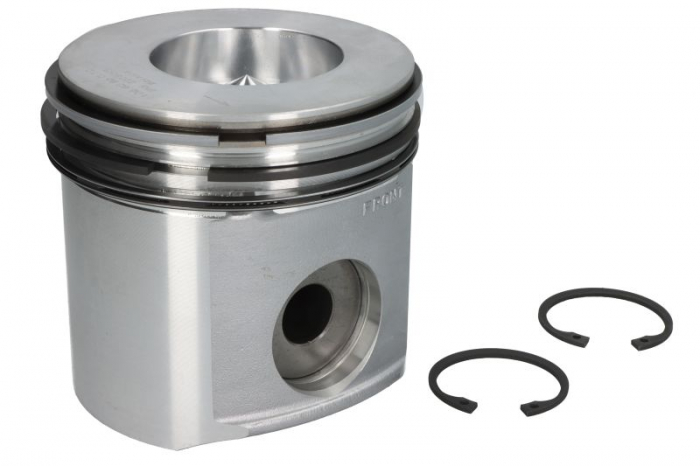 Piston (diametru 106,5mm, STD) potrivit CLAAS 410, 420, 430, 540; JOHN DEERE 6020, 6110, 6110 SE, 6120, 6120 SE, 6210, 6210 SE, 6215, 6220, 6220 SE, 6310, 6310 SE, 6320, 6320 SE, 6410, 6410 SE, 6415