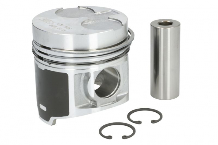 Piston (diametru 84,5mm, +0,50) potrivit JCB 8025 ZTS, 8030 ZTS, 8032 ZTS, 8035 ZTS, 8060, 8080; NEW HOLLAND 3045, 3050, 8 N; WEIDEMANN 2070 CX50 T; YAGMUR 550 4WD