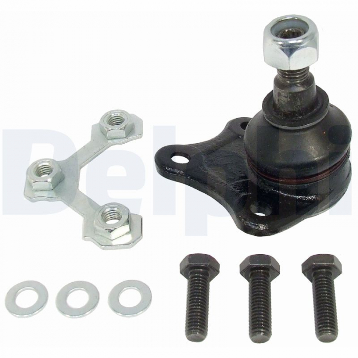 Pivot axa Dreapta (inferior fata) (diametru con 14,9mm, cu suplimente) potrivit AUDI A3; SEAT LEON, TOLEDO II; SKODA FABIA I, OCTAVIA I, OCTAVIA I/KOMBI; VW BORA, BORA I 1.2-3.2 09.96-12.13 [2]