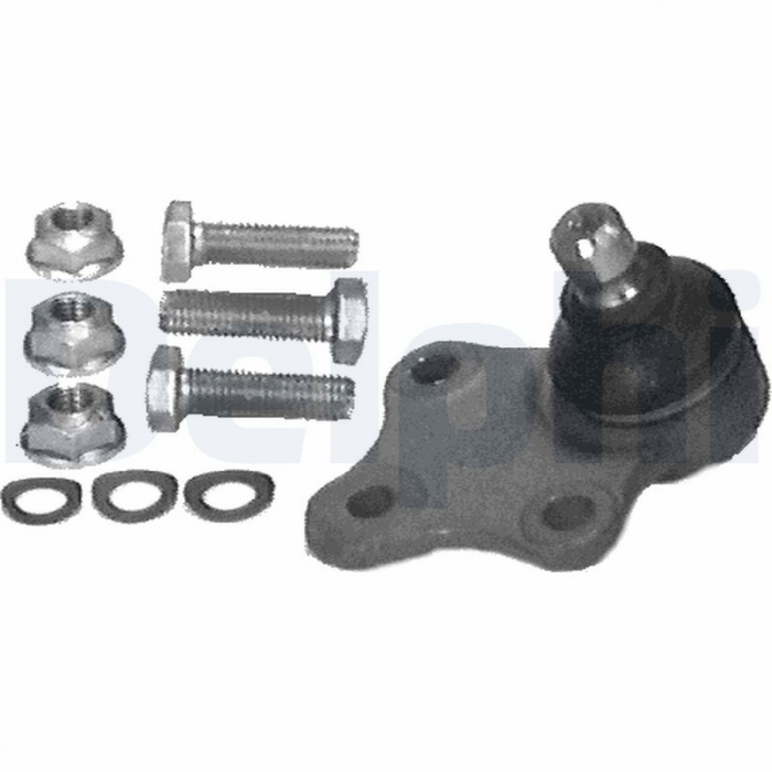Pivot axa Dreapta/Stanga (inferior fata) potrivit CITROEN BERLINGO, BERLINGO/MINIVAN, XSARA, XSARA/KOMBI, ZX, ZX/HATCHBACK 1.1-Electric 1991-2015 - (diametru con 16mm, cu servodirectie) [2]