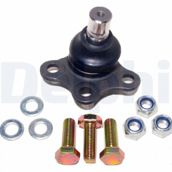Pivot axa Dreapta/Stanga (inferior fata) potrivit DS DS 3; CITROEN C2, C2 ENTERPRISE, C3 I, C3 III, C3 PICASSO, C3 PLURIEL, C4 CACTUS, DS3 1.0-1.6D dupa 2002 - (diametru con 18mm, cu suplimente) [2]