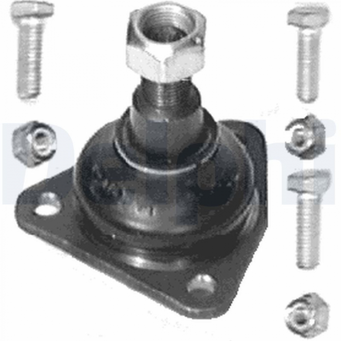 Pivot axa Dreapta/Stanga (superior fata) potrivit RENAULT MASTER I 2.0-2.5D 1980-1998 - (diametru con 21,4mm) [2]