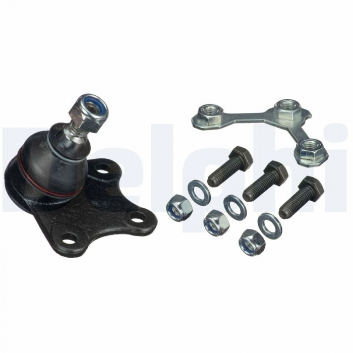 Pivot axa Stanga (inferior fata) potrivit AUDI A2; SEAT CORDOBA, IBIZA III; SKODA FABIA I, FABIA I PRAKTIK, FABIA II, ROOMSTER 1.0-2.0 dupa 1999 - (diametru con 14,8mm, cu materiale auxiliare) [2]