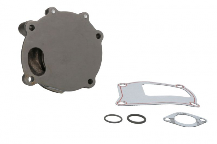 Pompa apa (cu carcasa) potrivit IVECO ZETA; AGRIFULL 50, 60, 80; CASE IH JX; FIAT 100-XX, 110-XX, 115-XX, 130-XX, 140-XX, 45-XX, 50-XX, 55-XX, 600, 60-XX, 65-XX, 700 1000.4WT-8065.E