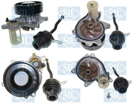 Pompa apa cu garnitura potrivit BMW 1 (F40), 2 (F45), 2 GRAN COUPE (F44), 2 GRAN TOURER (F46), 2 GRAN TOURER VAN (F46), X1 (F48), X2 (F39); MINI (F55), (F56), (F57) 1.5D 2.0D 09.13-