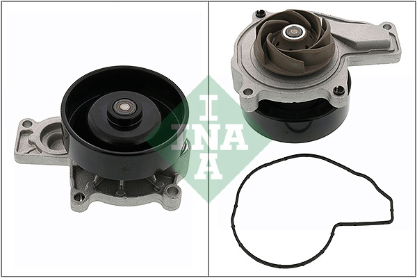 Pompa apa cu garnitura potrivit BMW 2 (F45), 2 GRAN TOURER (F46), 2 GRAN TOURER VAN (F46), X1 (F48), X2 (F39); MINI (F55), (F56), (F57), CLUBMAN (F54), COUNTRYMAN (F60) 1.2 1.5 2.0 09.13-