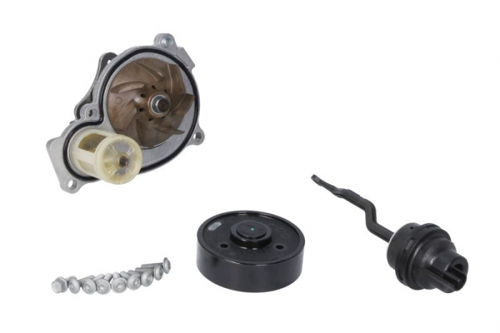 Pompa apa cu garnitura potrivit BMW 3 (G20, G80, G28), 3 (G21), 3 (G21, G81), 5 (G30, F90), 5 (G31), 6 GRAN TURISMO (G32), X3 (G01), X3 (G01, F97, G08), X4 (G02, F98), X5 (G05 2.0D 2.0DH 03.17-
