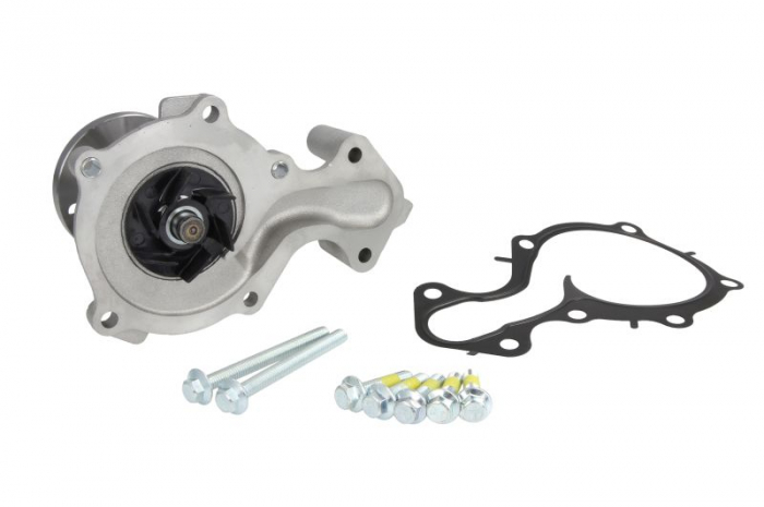 Pompa apa cu garnitura potrivit FORD B-MAX, C-MAX II, ECOSPORT, FIESTA, FIESTA VI, FIESTA VII, FOCUS III, FOCUS III HATCHBACK, FOCUS III KOMBI, GRAND C-MAX, MONDEO V 1.0 1.0H 1.1 09.04-