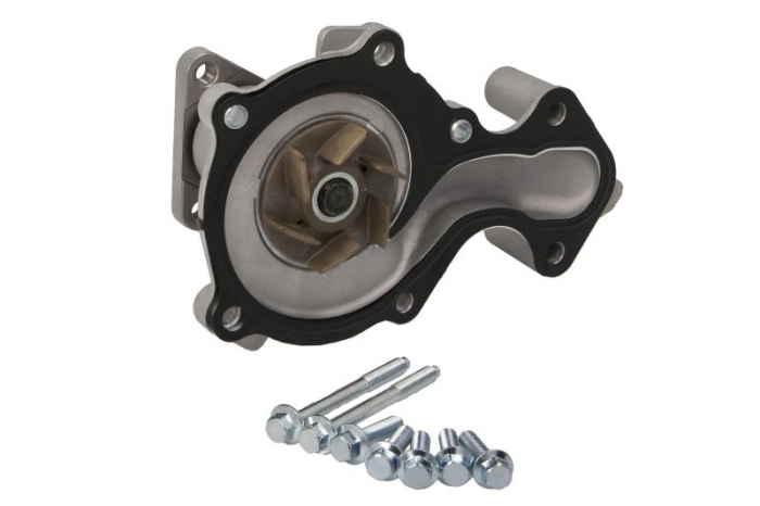 Pompa apa cu garnitura potrivit FORD B-MAX, C-MAX II, ECOSPORT, FIESTA VI, FIESTA VII, FOCUS III, FOCUS III HATCHBACK, FOCUS III KOMBI, GRAND C-MAX, MONDEO V 1.0-1.1LPG 02.12-