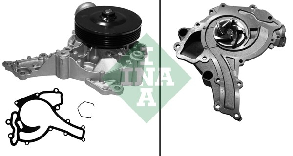 Pompa apa cu garnitura potrivit MERCEDES CLK (A209), CLK (C209), CLS (C219), E (A207), E (C207), E T-MODEL (S211), E T-MODEL (S212), E (W211), E (W212), G (W463), GL (X164) 4.7/5.5 10.05-12.16 [3]