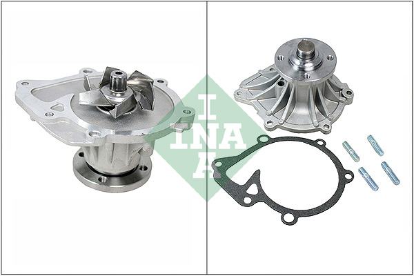 Pompa apa cu garnitura potrivit TOYOTA 4 RUNNER II, 4 RUNNER III, DYNA, FORTUNER, GRANVIA, HIACE   COMMUTER V, HIACE IV, HIACE V, HILUX VI, HILUX VII, LAND CRUISER, LAND CRUISER 90 2.5D 3.0D 05.93-