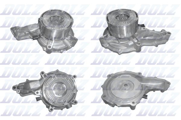 Pompa apa (cu rulment: 124mm) potrivit RVI C, K, KERAX, MAGNUM, T; VOLVO 9700, 9900, FH, FH II, FM, FM II, FMX, FMX II D13A420-DXi13520 09.05- [3]
