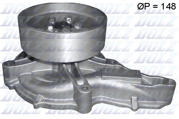 Pompa apa (cu rulment: 148mm) potrivit RVI KERAX, MAGNUM, PREMIUM, PREMIUM 2; VOLVO 7700, FH, FH II, FH16, FM, FM II, FM9, FMX D11A-370-MIDR06.23.56B/41 04.96- [3]