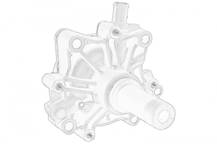 Pompa apa potrivit IVECO potrivit IVECO DAILY III, DAILY IV, DAILY V, DAILY VI, MASSIF F1AE0481M-F1CGL411C 07.99- [2]
