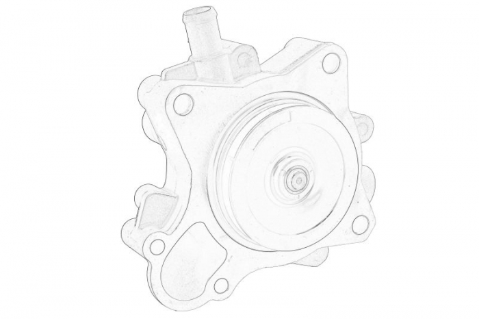 Pompa apa potrivit IVECO potrivit IVECO DAILY III, DAILY IV, DAILY V, DAILY VI, MASSIF F1AE0481M-F1CGL411C 07.99-