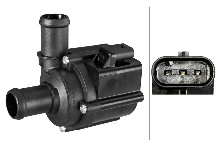 Pompa apa suplimentara electrica potrivit AUDI A1, A3, A4 ALLROAD B8, A4 ALLROAD B9, A4 B8, A4 B9, A5, A6 C7, A6 C8, Q2, Q3, Q5, TT; BENTLEY BENTAYGA, CONTINENTAL 1.0-6.0 11.07- [4]