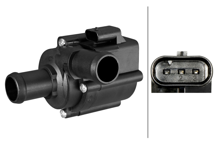 Pompa apa suplimentara electrica potrivit AUDI A4 ALLROAD B9, A4 B9, A5, A6 ALLROAD C7, A6 C7, A6 C8, A7, A8 D4, A8 D5, Q3, Q5, Q7, Q8; BENTLEY CONTINENTAL 0.8DH-6.0 11.10- [4]
