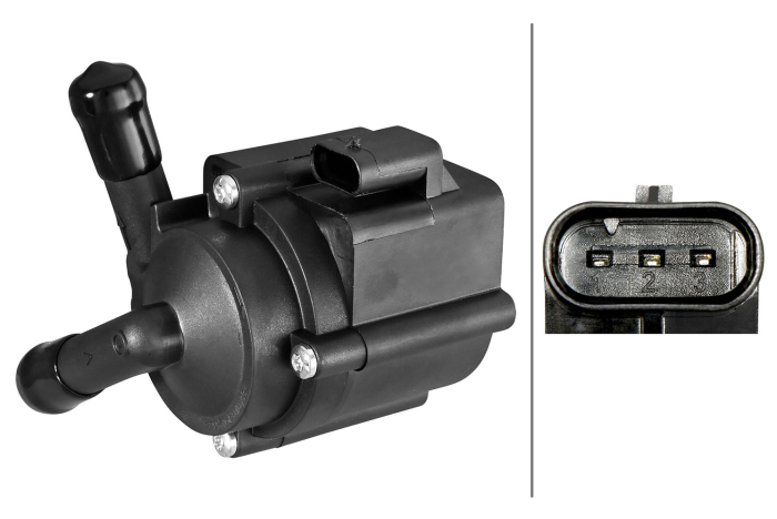 Pompa apa suplimentara electrica potrivit DS DS 3, DS 4, DS 5, DS 7; CITROEN C4 GRAND PICASSO I, C4 GRAND PICASSO II, C4 II, C4 PICASSO I, C4 PICASSO II 1.6 1.6H 02.06-