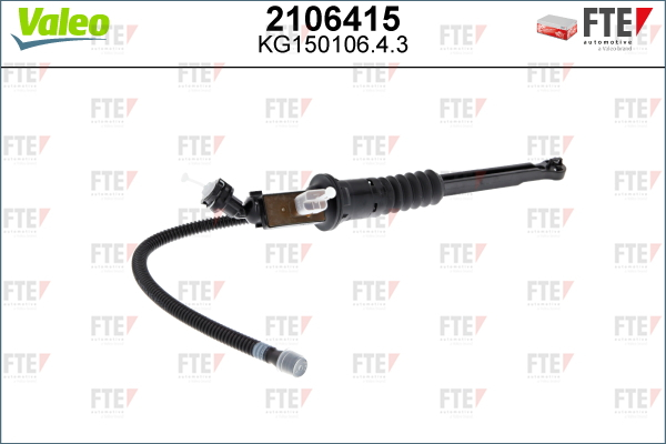 Pompa centrala ambreiaj (15,87mm), volan stanga potrivit PEUGEOT 308, 308 I 1.6D 06.09-12.14