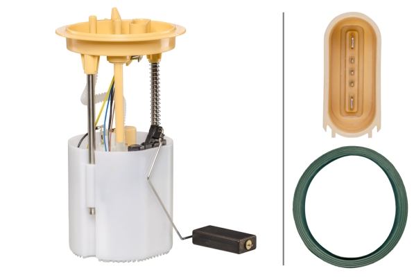 Pompa combustibil (modul) potrivit AUDI A3, A6 C5, A6 C6; SEAT ALTEA, ALTEA XL, LEON, TOLEDO III; SKODA OCTAVIA I, OCTAVIA II, YETI; VW BEETLE, EOS, GOLF IV, GOLF PLUS, GOLF PLUS V 1.4-2.7D 09.96-09.1 [3]