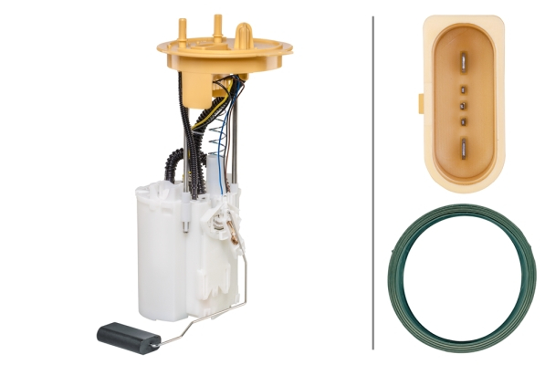 Pompa combustibil (modul) potrivit AUDI A3, A6 C5, A6 C6; SKODA OCTAVIA I, OCTAVIA II; VW BORA I, CC B7, PASSAT B5.5, PASSAT B6 1.6D-2.7D 09.96-12.16 [3]
