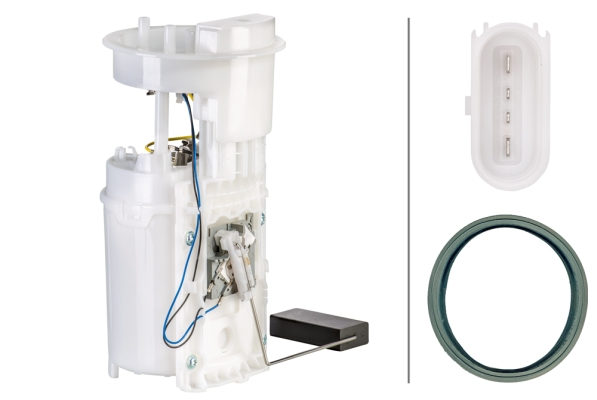 Pompa combustibil (modul) potrivit AUDI A3, A6 C5; SEAT ALHAMBRA, CORDOBA, IBIZA III; SKODA FABIA I, FABIA I PRAKTIK, FABIA II, FELICIA II; VW GOLF IV, PASSAT B5, PASSAT B5.5 1.2-2.4 06.94-12.14