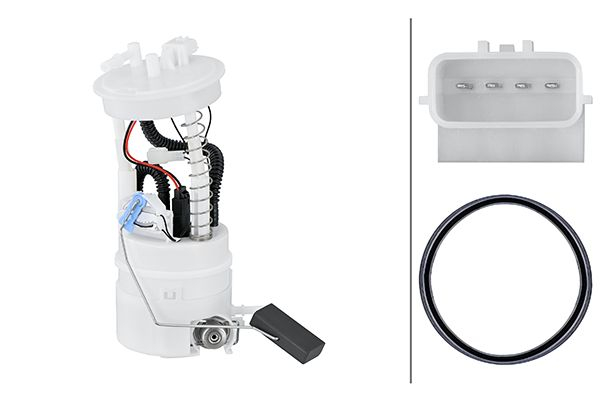 Pompa combustibil (modul) potrivit NISSAN QASHQAI +2, QASHQAI I 1.6/1.6LPG/2.0 02.07-07.14 [3]