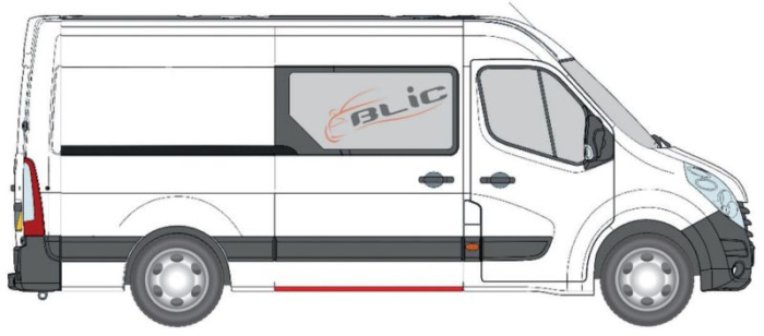 Prag auto Spate Dreapta model lung; model mediu potrivit NISSAN NV400; OPEL MOVANO A, MOVANO B; RENAULT MASTER III [2]