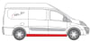 Prag auto dreapta potrivit CITROEN JUMPY; FIAT SCUDO; PEUGEOT EXPERT 2007-2016 [3]