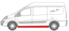 Prag lateral fata stanga potrivit CITROEN JUMPY; FIAT SCUDO; PEUGEOT EXPERT, EXPERT TEPEE dupa 2007 - reparatie, partea inferioara, lungime 200cm [2]