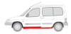 Prag lateral stanga CITROEN BERLINGO; PEUGEOT PARTNER 4 usi intre 1996-2008 [2]
