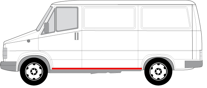 Prag lateral stanga CITROEN C25; FIAT DUCATO, DUCATO PANORAMA, TALENTO; PEUGEOT J5 [2]