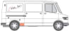 Prag panou reparatie lateral stanga/dreapta scurt, lateral ranforsare MERCEDES T1 / T2 601, 602 intre 1977-1996 [2]