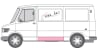 Prag panou reparatie lateral stanga versiunea lunga lateral ranforsare, interior MERCEDES T1 / T2 601, 602 intre 1977-1996 [2]