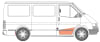 Prag usa fata dreapta sectiune FORD TRANSIT intre 1986-2000 [2]