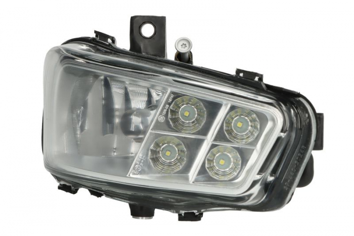 Proiector ceata dreapta (H11 LED, cu iluminare curbata) 24V potrivit MERCEDES ACTROS MP4   MP5, ANTOS 07.11-