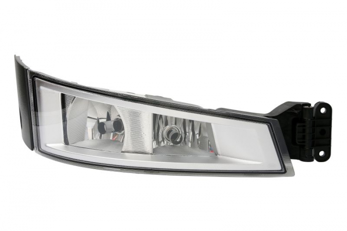 Proiector ceata Dreapta (H7x2, cu lumini curbe; rama de argint) 24V potrivit VOLVO FH II 01.12-
