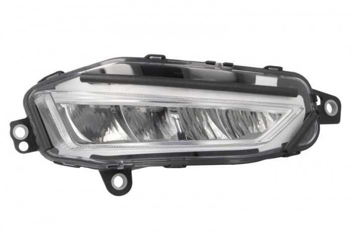 Proiector ceata dreapta (LED, crom platinat) 24V potrivit VOLVO FH III, FH16 III, FM III, FMX III 02.20-